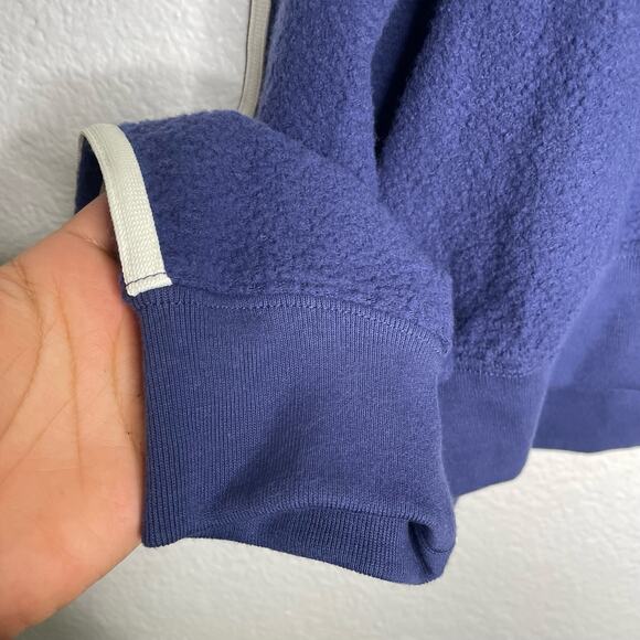 PINK Victoria’s Secret Sweater Size XXL Reverse Fleece Cropped Polo Sweatshirt - Picture 10 of 13